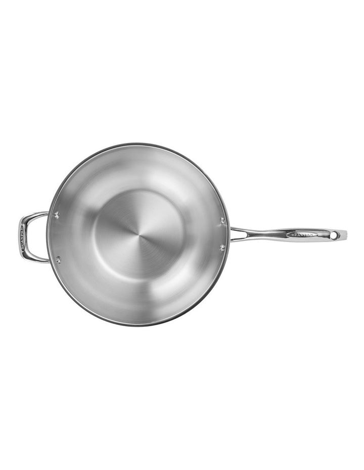 Wok No Lid 32cm in Silver