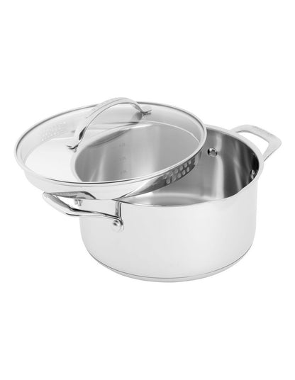 Dutch Oven 24cm/4.8L in Silver