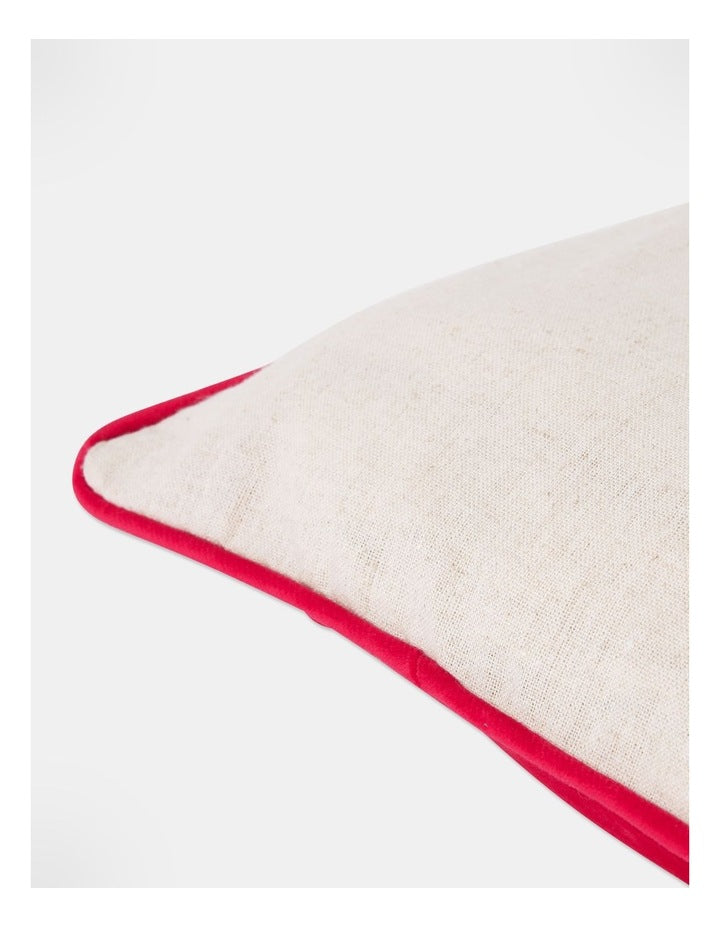 Nostalgia Christmas Santa Leg Cushion 50x50cm in Multi