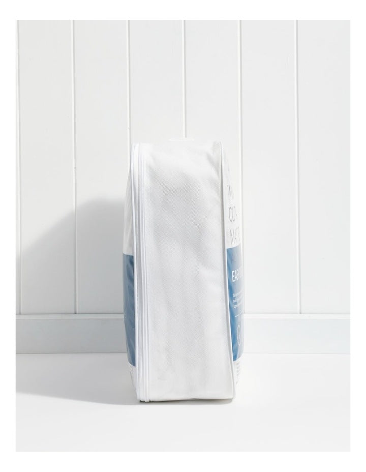 Temperature Control Mattress Protector in White