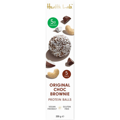 Health Lab 5 Protein Balls Original Chocolate Brownie 200g