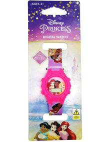 Disney Princess Pastel Digital Silicone Watch in Multi