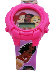 Disney Princess Pastel Digital Silicone Watch in Multi