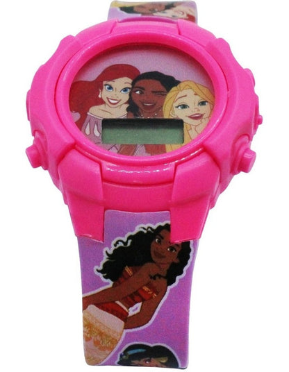 Disney Princess Pastel Digital Silicone Watch in Multi