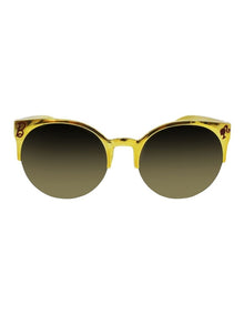 Chrome Sunglasses in Gold