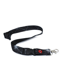 Buckle Lanyard Belt in Black