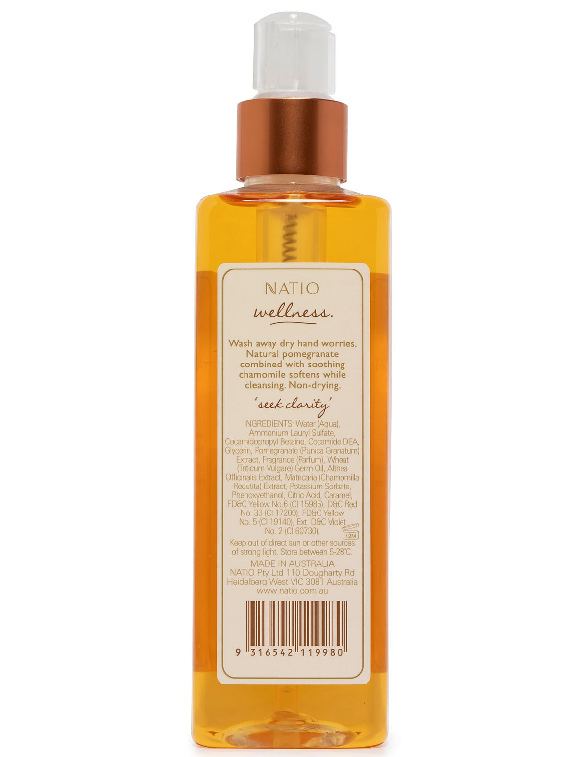 Wellness Hand Wash 240ml