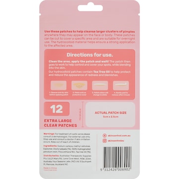 Skin Control Pimple Patches XL 12 pack