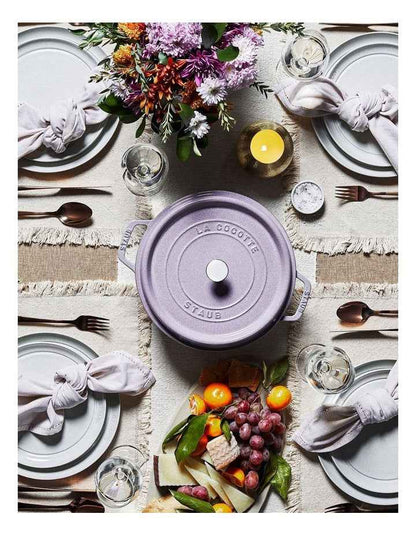Round Cocotte 24cm in Cherry Blossom