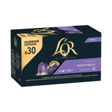 L'OR ESPRESSO LUNGO PROFOUNDO INTENSITY 8 COFFEE CAPSULES NESPRESSO* COMPATIBLE 30 PACK