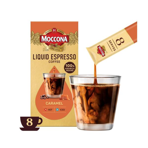 MOCCONA LIQUID CARAMEL CONCENTRATE 8PK