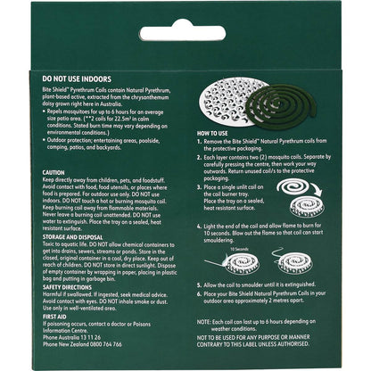 Bite Shield Mosquito Coils 10 pack