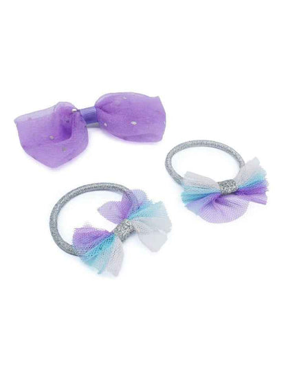 Bow Diamante & Clip Set