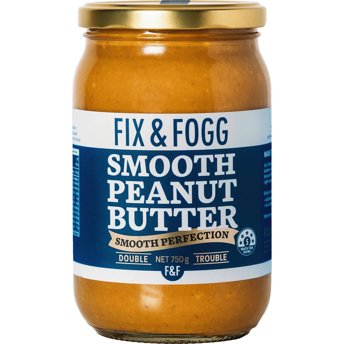 Fix & Fogg Smooth Peanut Butter 750g