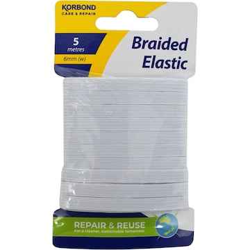 Korbond Elastic Braided 6Mm X5M each