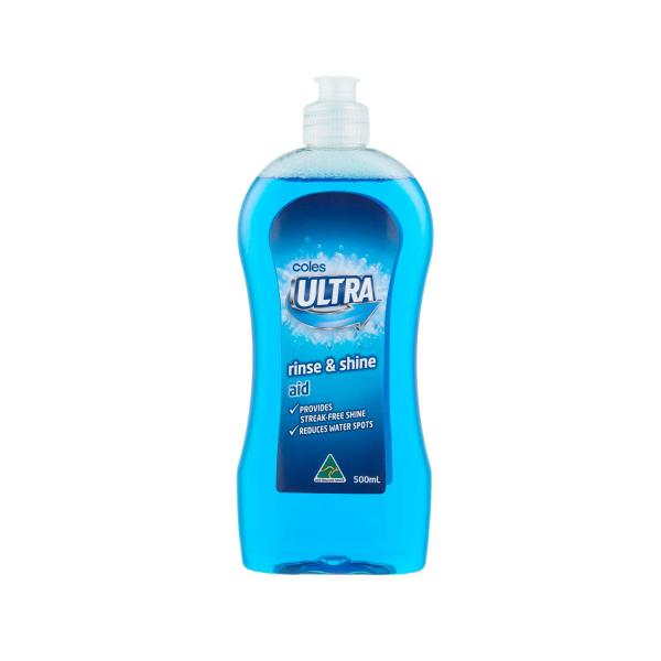 COLES ULTRA RINSE AID 500ML