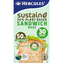 Hercules Sustain 50% Plant Based Sandwich Bags 30 pack