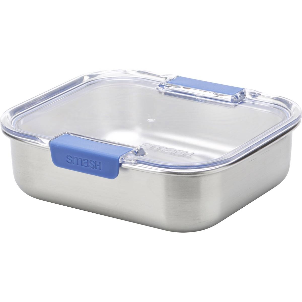 Smash Blue Stainless Steel Meal Box Assorted Each