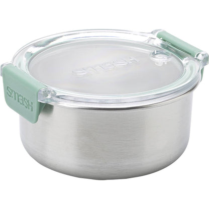 Smash Blue Stainless Steel Snack Pots 200ml Assorted 2 Pack