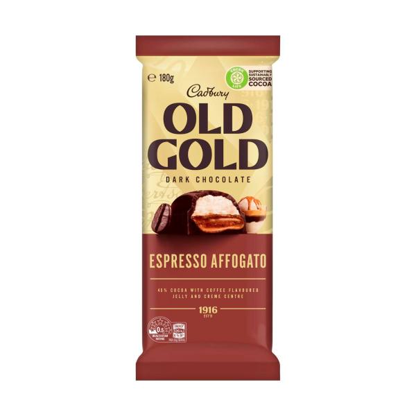 CADBURY OLD GOLD AFFOGATO CHOCOLATE BLOCK 180 GRAM