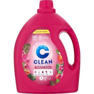 Clean Laundry Liquid Tropical Bloom 4L