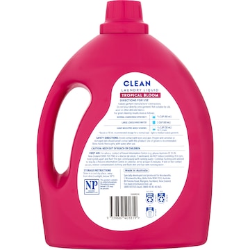 Clean Laundry Liquid Tropical Bloom 4L
