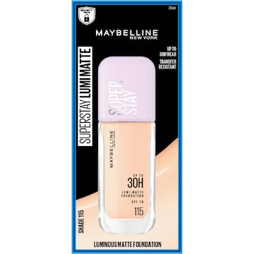 Maybelline Superstay Lumi 30H Matte Foundation 115 each