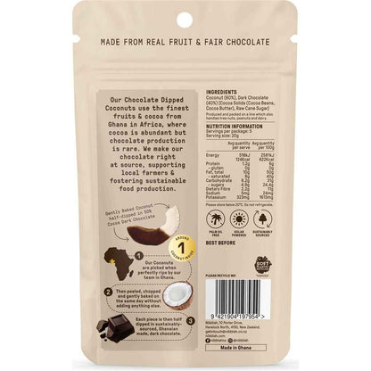 Nibblish Chocolate Dipped Coconut 100g