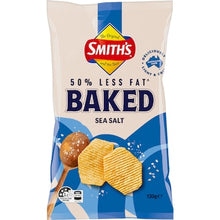 Smith's Crinkle Cut Baked Potato Chips Sea Salt 130g