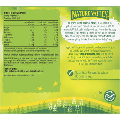 Nature Valley Crunchy Chocolate Chip Granola Bars 6 pack