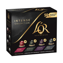 L'OR ESPRESSO INTENSE COLLECTION COFFEE CAPSULES NESPRESSO* COMPATIBLE 50 PACK