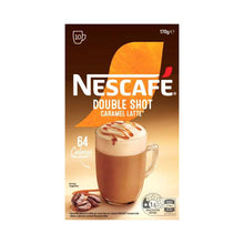 NESCAFE DOUBLE SHOT CARAMEL LATTE COFFEE SACHETS 10 PACK