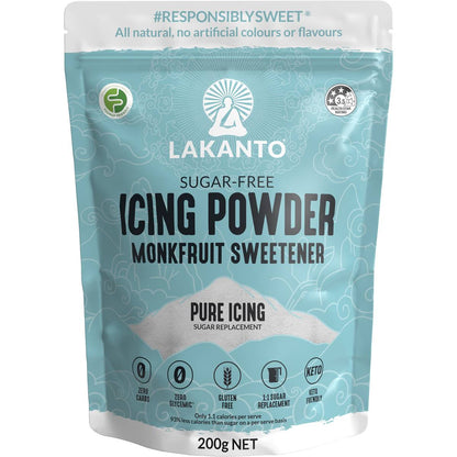 Lakanto Monkfruit Icing Powder Replaces Pure Icing Sugar 200g