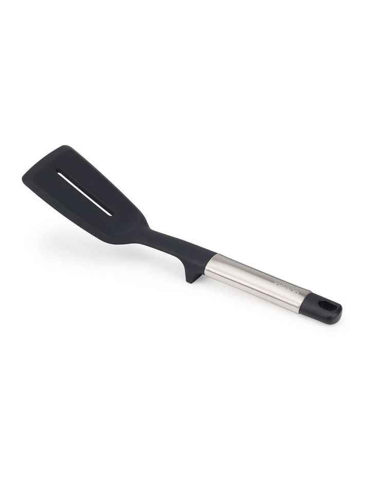 Elevate Silicone Slotted Turner in Stainless Steel
