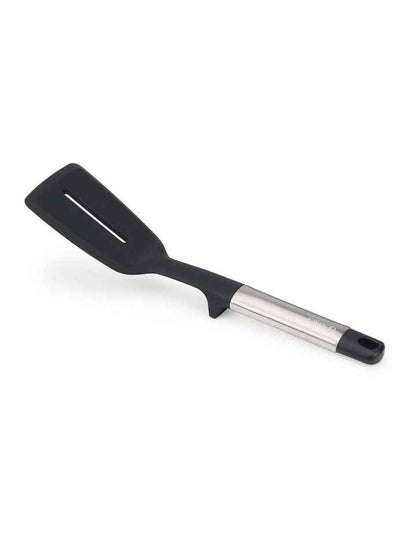 Elevate Silicone Slotted Turner in Stainless Steel