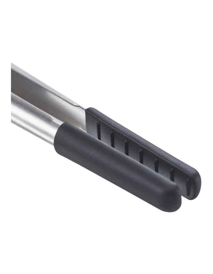 Elevate Fusion 2 Piece Silicone Tong Set in Stainless Steel