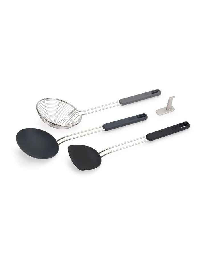 Nest Fusion 3 Piece Wok Set in Black