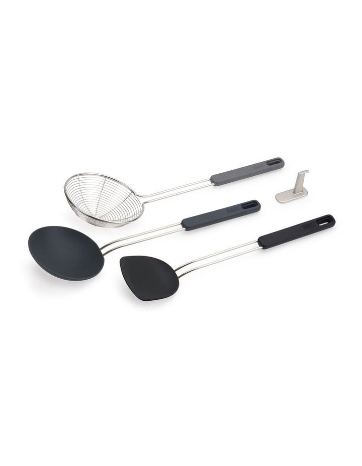 Nest Fusion 3 Piece Wok Set in Black