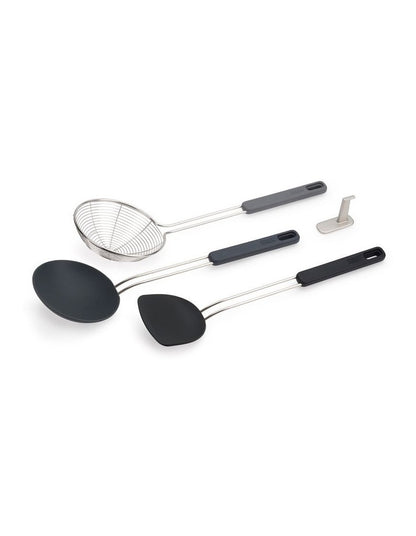 Nest Fusion 3 Piece Wok Set in Black