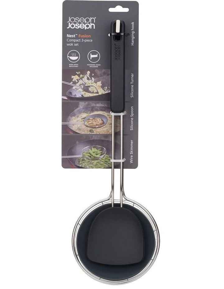 Nest Fusion 3 Piece Wok Set in Black