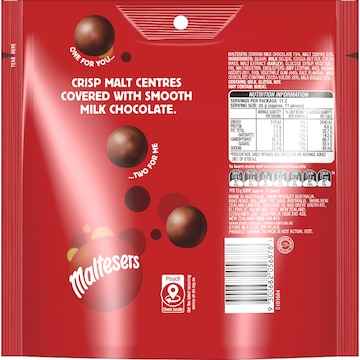 Maltesers Milk Chocolate Snack Party Bag 280g