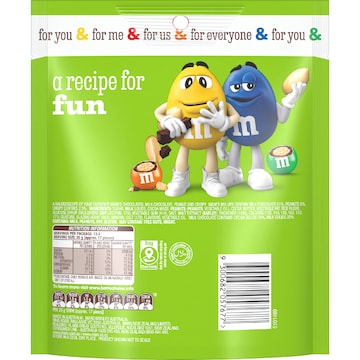 M&M's Mix Ups Milk Chocolate Snack & Share Bag 335g