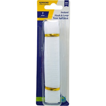 Korbond Instant Hook & Loop Tape Self Stick 1M each
