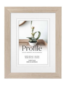 Australian Made Timber Photo Frame 6x8"/4x6" in Polar Birch