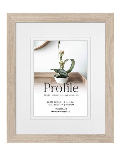 Australian Made Timber Photo Frame 8x10"/5x7" in Polar Birch