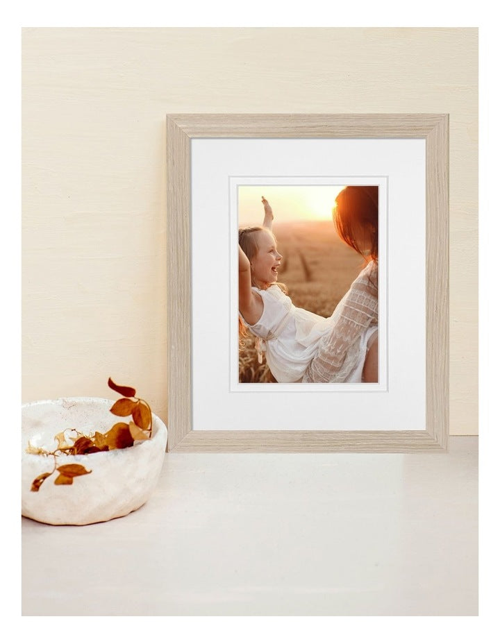 Australian Made Timber Photo Frame 8x10"/5x7" in Polar Birch