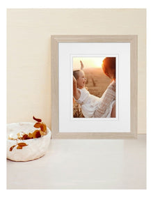 Australian Made Timber Photo Frame 8x10"/5x7" in Polar Birch