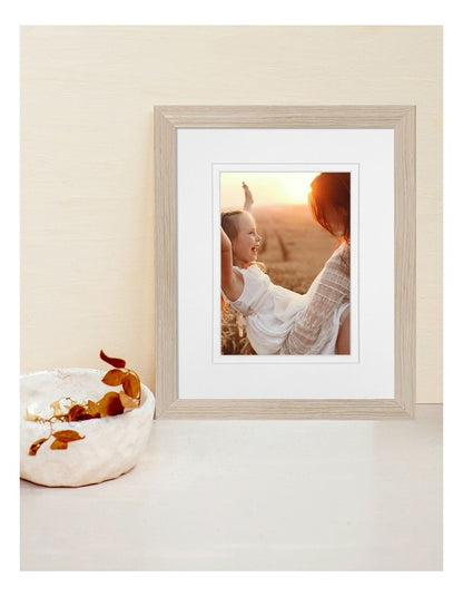 Australian Made Timber Photo Frame 8x10"/5x7" in Polar Birch