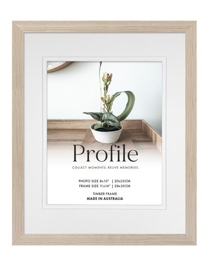 Australian Made Timber Photo Frame 11x14"/8x10" in Polar Birch