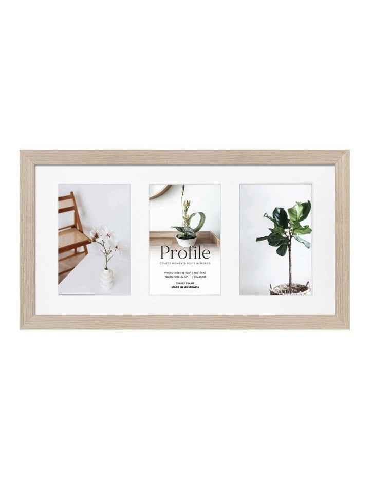Australia Made Timber Collage Photo Frame 8x16 Inch/4x6 Inch (3) in Polar Birch